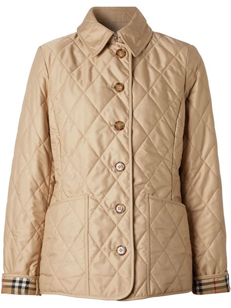 burberry classic jacket|burberry quilted jacket women.